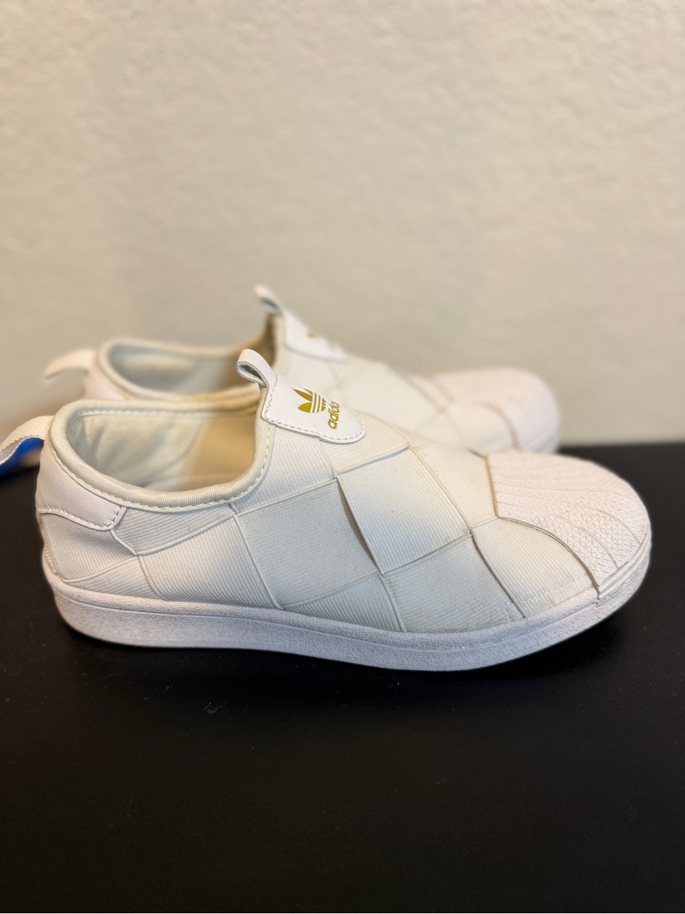 Adidas Women's Superstar Slip On Shoes White FV3186